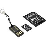 Изображение microSD XC 64Gb Kingston Mobility Kit UHS-I Class10 (c переходником и USB ридером MBLY10G2/64GB) Фото microSD XC 64Gb Kingston Mobility Kit UHS-I Class10 (c переходником и USB ридером MBLY10G2/64GB)