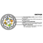 Изображение Кабель бухта SF/UTP ЗЗКМ (72600) 500м CAT6, 4х2х23 AWG #2 Фото Кабель бухта SF/UTP ЗЗКМ (72600) 500м CAT6, 4х2х23 AWG #2