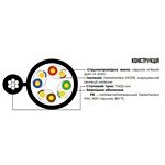 Изображение Кабель бухта U/UTP ЗЗКМ (74130) 500м CAT5e, PE, 4х2х24 AWG с тросом, черный, для внешних работ #2 Фото Кабель бухта U/UTP ЗЗКМ (74130) 500м CAT5e, PE, 4х2х24 AWG с тросом, черный, для внешних работ #2