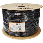 Изображение Кабель бухта U/UTP ЗЗКМ (74269) 305м CAT5e, PE, 4х2х24 AWG, черный, для внешних работ #1 Фото Кабель бухта U/UTP ЗЗКМ (74269) 305м CAT5e, PE, 4х2х24 AWG, черный, для внешних работ #1