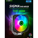 Фото Cooler CPU GAMEMAX Sigma 540 ARGB #8