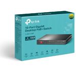 Изображение Коммутатор TP-Link TL-SG1210MP JetStream, 10-port Giga, 8 PoE+, 1 Uplink, 1 SFP комбо #3 Фото Коммутатор TP-Link TL-SG1210MP JetStream, 10-port Giga, 8 PoE+, 1 Uplink, 1 SFP комбо #3
