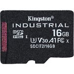 Фото microSD HC 16Gb KINGSTON Industrial Class10 A1 (SDCIT2/16GBSP) без переходника, #1