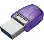 Изображение USB Flash 128GB Kingston DataTraveler microDuo 3C,OTG, dual USB-A+Type-C, 200MB/s (DTDUO3CG3/128GB) Фото USB Flash 128GB Kingston DataTraveler microDuo 3C,OTG, dual USB-A+Type-C, 200MB/s (DTDUO3CG3/128GB)