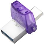 Изображение USB Flash 128GB Kingston DataTraveler microDuo 3C,OTG, dual USB-A+Type-C, 200MB/s (DTDUO3CG3/128GB) #2 Фото USB Flash 128GB Kingston DataTraveler microDuo 3C,OTG, dual USB-A+Type-C, 200MB/s (DTDUO3CG3/128GB) #2
