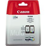 Изображение Картридж Canon PG-445+CL-446 (8283B004) комплект Black+Color MultiPack Фото Картридж Canon PG-445+CL-446 (8283B004) комплект Black+Color MultiPack