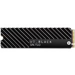 Фото SSD Western Digital Black SN750 500GB M.2 NVMe 2280 (WDS500G3XHC) 3470/2600 MB/s Heatsink