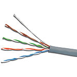 Изображение Кабель бухта U/UTP ЗЗКМ (7091001) 305м CAT5e, PVC, 4х2х24 AWG, серый #1 Фото Кабель бухта U/UTP ЗЗКМ (7091001) 305м CAT5e, PVC, 4х2х24 AWG, серый #1
