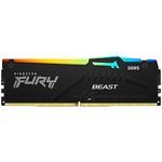 Изображение DDR-5 8GB 4800МГц Kingston FURY Beast Black RGB (KF548C38BBA-8) Фото DDR-5 8GB 4800МГц Kingston FURY Beast Black RGB (KF548C38BBA-8)