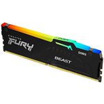 Изображение DDR-5 8GB 4800МГц Kingston FURY Beast Black RGB (KF548C38BBA-8) #1 Фото DDR-5 8GB 4800МГц Kingston FURY Beast Black RGB (KF548C38BBA-8) #1