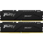 Изображение DDR-5 2шт x 32GB 5200МГц Kingston FURY Beast Black (KF552C40BBK2-64) Фото DDR-5 2шт x 32GB 5200МГц Kingston FURY Beast Black (KF552C40BBK2-64)