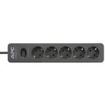 Изображение Фильтр-удлинитель сетевой APC Essential SurgeArrest (PME5B-RS) 1.5м, Black, 5 розеток, Фото Фильтр-удлинитель сетевой APC Essential SurgeArrest (PME5B-RS) 1.5м, Black, 5 розеток,