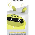 Фото Корпус GAMEMAX CuteOwl White-Yellow без БП, Micro-ATX #8