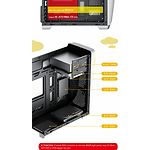 Фото Корпус GAMEMAX CuteOwl White-Yellow без БП, Micro-ATX #15