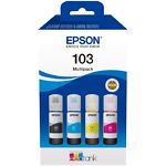 Изображение Чернила EPSON 103 (C13T00S64A) EcoTank BCMY 4-colour Multipack, 4 x 65мл Фото Чернила EPSON 103 (C13T00S64A) EcoTank BCMY 4-colour Multipack, 4 x 65мл