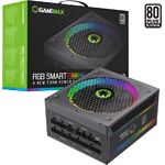 Изображение Блок питания GAMEMAX RGB-1300 ATX3.0 PCIE5.0 1300W модульный, 80Plus Platinum, RGB smart, fan 140 Фото Блок питания GAMEMAX RGB-1300 ATX3.0 PCIE5.0 1300W модульный, 80Plus Platinum, RGB smart, fan 140