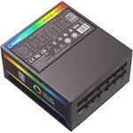 Изображение Блок питания GAMEMAX RGB-1300 ATX3.0 PCIE5.0 1300W модульный, 80Plus Platinum, RGB smart, fan 140 #12 Фото Блок питания GAMEMAX RGB-1300 ATX3.0 PCIE5.0 1300W модульный, 80Plus Platinum, RGB smart, fan 140 #12