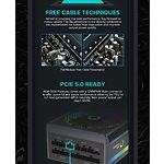 Изображение Блок питания GAMEMAX RGB-1300 ATX3.0 PCIE5.0 1300W модульный, 80Plus Platinum, RGB smart, fan 140 #15 Фото Блок питания GAMEMAX RGB-1300 ATX3.0 PCIE5.0 1300W модульный, 80Plus Platinum, RGB smart, fan 140 #15