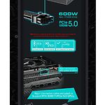Изображение Блок питания GAMEMAX RGB-1300 ATX3.0 PCIE5.0 1300W модульный, 80Plus Platinum, RGB smart, fan 140 #18 Фото Блок питания GAMEMAX RGB-1300 ATX3.0 PCIE5.0 1300W модульный, 80Plus Platinum, RGB smart, fan 140 #18