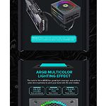 Изображение Блок питания GAMEMAX RGB-1300 ATX3.0 PCIE5.0 1300W модульный, 80Plus Platinum, RGB smart, fan 140 #19 Фото Блок питания GAMEMAX RGB-1300 ATX3.0 PCIE5.0 1300W модульный, 80Plus Platinum, RGB smart, fan 140 #19