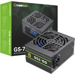 Изображение Блок питания GAMEMAX GS-700 Black, SFX 700W, 120мм. вент, 80+Gold, fully modular Фото Блок питания GAMEMAX GS-700 Black, SFX 700W, 120мм. вент, 80+Gold, fully modular