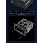 Изображение Блок питания GAMEMAX GS-700 Black, SFX 700W, 120мм. вент, 80+Gold, fully modular #4 Фото Блок питания GAMEMAX GS-700 Black, SFX 700W, 120мм. вент, 80+Gold, fully modular #4