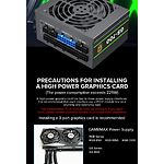 Изображение Блок питания GAMEMAX GS-700 Black, SFX 700W, 120мм. вент, 80+Gold, fully modular #21 Фото Блок питания GAMEMAX GS-700 Black, SFX 700W, 120мм. вент, 80+Gold, fully modular #21