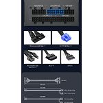 Изображение Блок питания GAMEMAX GS-700 Black, SFX 700W, 120мм. вент, 80+Gold, fully modular #26 Фото Блок питания GAMEMAX GS-700 Black, SFX 700W, 120мм. вент, 80+Gold, fully modular #26