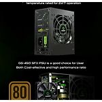 Изображение Блок питания GAMEMAX GS-450 80+, SFX 450W, 80мм. вент, 80+Bronze #5 Фото Блок питания GAMEMAX GS-450 80+, SFX 450W, 80мм. вент, 80+Bronze #5