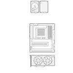 Изображение Блок питания GAMEMAX GS-450 80+, SFX 450W, 80мм. вент, 80+Bronze #14 Фото Блок питания GAMEMAX GS-450 80+, SFX 450W, 80мм. вент, 80+Bronze #14