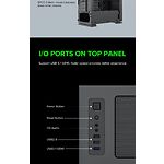 Изображение Корпус GAMEMAX M60 Black без БП, Micro-ATX #9 Фото Корпус GAMEMAX M60 Black без БП, Micro-ATX #9
