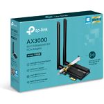 Изображение Сетевая карта TP-Link Archer TX50E, WiFi 6, 802.11ax/ac/n, Bluetooth 5.0, AX3000, PCI-E #1 Фото Сетевая карта TP-Link Archer TX50E, WiFi 6, 802.11ax/ac/n, Bluetooth 5.0, AX3000, PCI-E #1