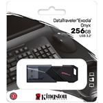 Фото USB Flash  256GB KINGSTON DataTraveler Exodia Onyx USB3.2 Gen1 Black (DTXON/256GB)