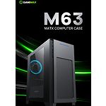 Изображение Корпус GAMEMAX M63 без БП, Micro-ATX #3 Фото Корпус GAMEMAX M63 без БП, Micro-ATX #3