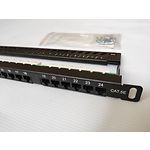 Фото Патч-панель KINGDA (KD-PP46-UTP-C5e-24P-0.5U) 19", 0.5U, 24*UTP RJ45 5e, с органайзером #2