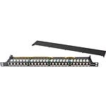 Патч-панель KINGDA (KD-PP41-STP-C5e-24P-0.5U) 19" - фото