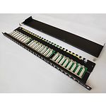 Изображение Патч-панель KINGDA (KD-PP41-STP-C5e-24P-0.5U) 19", 0.5U, 24*STP RJ45 5e, с органайзером #1 Фото Патч-панель KINGDA (KD-PP41-STP-C5e-24P-0.5U) 19", 0.5U, 24*STP RJ45 5e, с органайзером #1