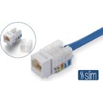 Фото Модуль Keystone KINGDA (KD-KJ2085UC6) RJ45 Slim, UTP, кат 6, 110 IDС, защитная крышка #1