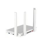 Изображение Маршрутизатор KEENETIC Titan (KN-1811) WiFi, AX3200, 2.4GHz+5GHz, 5 GLan, 1 2,5GLan,USB3.0,4 антенны #2 Фото Маршрутизатор KEENETIC Titan (KN-1811) WiFi, AX3200, 2.4GHz+5GHz, 5 GLan, 1 2,5GLan,USB3.0,4 антенны #2