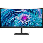 Изображение PHILIPS 34" 346E2LAE/00 VA Curved 3440x1440, 1мс, 300кд/м2, 4000:1, 100Гц, DP/HDMI/USB-C Фото PHILIPS 34" 346E2LAE/00 VA Curved 3440x1440, 1мс, 300кд/м2, 4000:1, 100Гц, DP/HDMI/USB-C