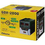 Фото Стабилизатор Gemix GDX-2000, 1400Вт, два вольтметра, евророзетка #1