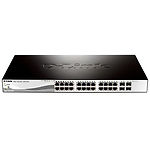 Изображение Коммутатор D-Link DGS-1210-28P, управляемый, Switch 24-port 10/100/1000Base-T PoE + 4-port SFP #1 Фото Коммутатор D-Link DGS-1210-28P, управляемый, Switch 24-port 10/100/1000Base-T PoE + 4-port SFP #1
