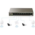 Фото Коммутатор TENDA TEF1109P-8-63W, 8 port 10/100 PoE #3