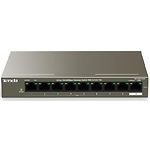 Фото Коммутатор TENDA TEF1109P-8-63W, 8 port 10/100 PoE #1