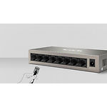 Изображение Коммутатор TENDA TEG1008M, 8-port Gigabit, металлический #1 Фото Коммутатор TENDA TEG1008M, 8-port Gigabit, металлический #1