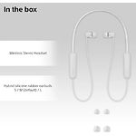 Изображение SONY WI-C100 (WIC100W.CE7) White, наушники с микрофоном, Bluetooth v5 #1 Фото SONY WI-C100 (WIC100W.CE7) White, наушники с микрофоном, Bluetooth v5 #1