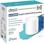 Изображение Маршрутизатор/Mesh-система TP-Link DECO X60 1-pack (DECO-X60-1-PACK) WIFI 802.11ac/ax/n/a, AX3000 #1 Фото Маршрутизатор/Mesh-система TP-Link DECO X60 1-pack (DECO-X60-1-PACK) WIFI 802.11ac/ax/n/a, AX3000 #1