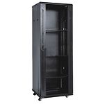 Изображение Шкаф 19" KINGDA (KD-002-6642) 42U 600x600, RAL9004 , шафа розібрана #1 Фото Шкаф 19" KINGDA (KD-002-6642) 42U 600x600, RAL9004 , шафа розібрана #1