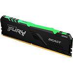 Изображение DDR-4 16GB 3200МГц Kingston FURY Beast RGB (KF432C16BBA/16) Фото DDR-4 16GB 3200МГц Kingston FURY Beast RGB (KF432C16BBA/16)