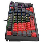 Изображение Клавиатура A4tech Bloody S98 Sports Red, механическая игровая, Red Switches, RGB, USB #7 Фото Клавиатура A4tech Bloody S98 Sports Red, механическая игровая, Red Switches, RGB, USB #7